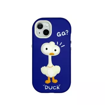 Чехол для телефона Chi Tang, G duck on blue background