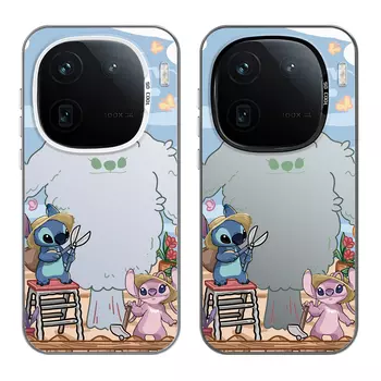 Чехол для телефона Disney, DWCXCY34-Colored silver white galvanized silver frame left