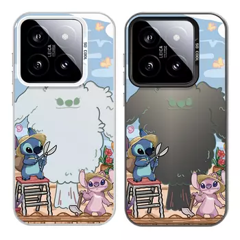 Чехол для телефона Disney, DWCXCY34-Colored silver white galvanized silver frame left