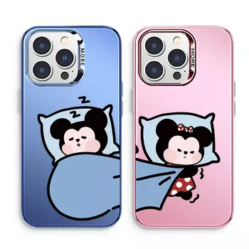 Чехол для телефона Disney, DWCXCY61-Colored silver black plated black frame right