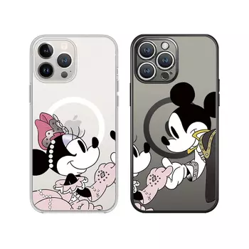 Чехол для телефона Disney, DWCXDDCX63-Transparent left Minnie Mouse