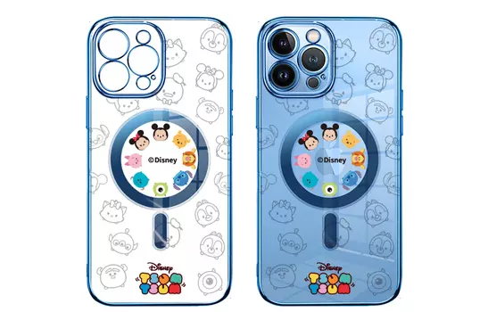 Чехол для телефона Disney, Electroplated blue 1001