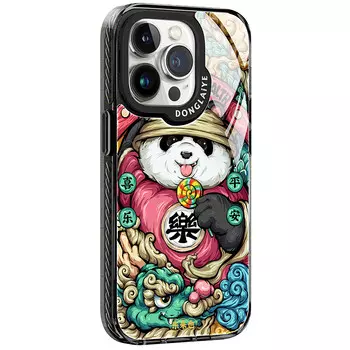 Чехол для телефона Donglaiye Dong Lai Ye, {Joy Panda} custom color: forest green