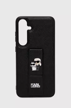 Чехол для телефона Galaxy S24 + S926 Karl Lagerfeld, черный