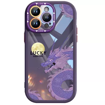 Чехол для телефона Hizeus Sea Diamond, GA1263 cream auspicious dragon pink white