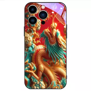 Чехол для телефона Hizeus Sea Diamond, Intelligent Luminous Shell9230 Golden Dragon Galloping