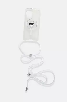 Чехол для телефона iPhone 14/13/15 6.1 Karl Lagerfeld, прозрачный