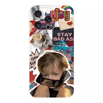 Чехол для телефона Jiong Bear, DWLBCX05 - Magnetic Adsorption Transparent Black