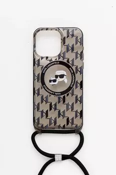 Чехол для телефона Karl Lagerfeld iPhone 15 Pro Max 6,7", черный