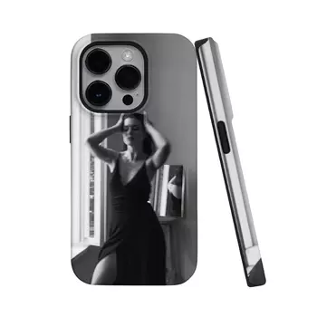 Чехол для телефона Keshami, Black Dress Woman Half Bag