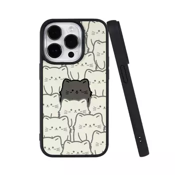 Чехол для телефона Keshami, Cat on a black background magnetic model