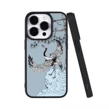 Чехол для телефона Keshami, Crane on blue background magnetic model