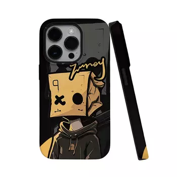 Чехол для телефона Keshami, Embarrassment emoji carton man two-in-one anti-drop model