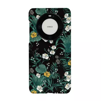 Чехол для телефона Keshami, Green leaves and white flowers