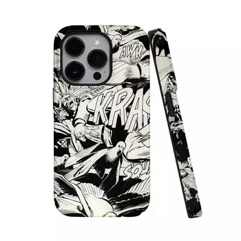 Чехол для телефона Keshami, Retro comics 2-in-1 anti-fall shell