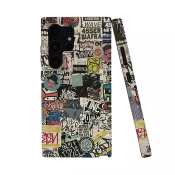 Чехол для телефона Keshami, Retro sticker anti-drop model