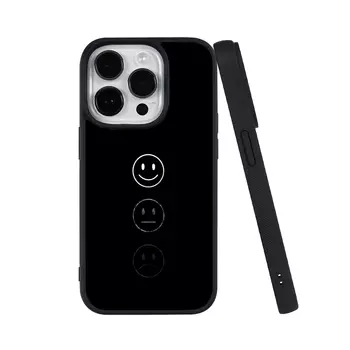 Чехол для телефона Keshami, Smiley face and reflection magnetic model