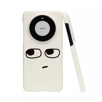 Чехол для телефона Keshami, Squint expression on a black background