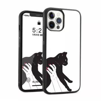 Чехол для телефона Kokoparty, Black Cat with Magnetic