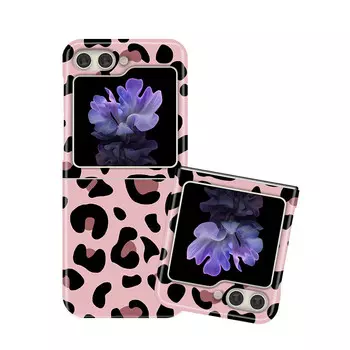 Чехол для телефона Kokoparty, Pink leopard print frosted