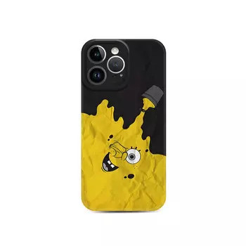 Чехол для телефона LANGOU, Pleated frosted shell - paint sponge