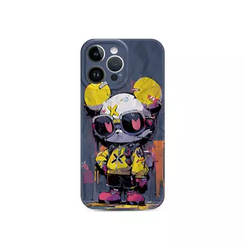 Чехол для телефона LANGOU, Pleated frosted shell - graffiti street rat