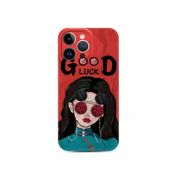 Чехол для телефона LANGOU, Pleated frosted shell - good luck