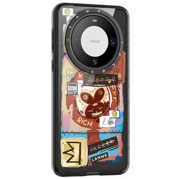 Чехол для телефона Lanwk, Art RabbitCustom color: lemon yellow