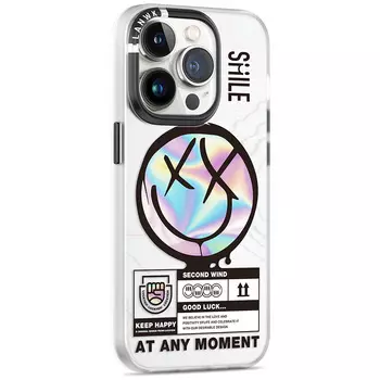 Чехол для телефона Lanwk, See the money eye open magnetic mirror glass shell silver frame