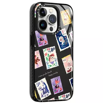 Чехол для телефона Lanwk, Stamp ZooStandard color: Space black