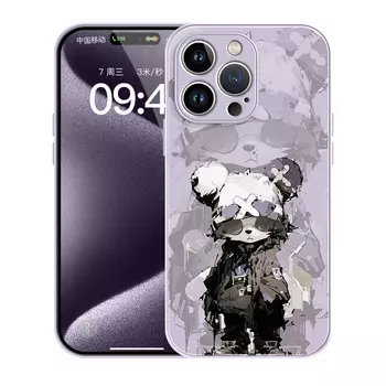 Чехол для телефона Lingtao Leading Taobao, Ab40 Sweet Cool Bear Lambskin Plum Color Liquid Lambskin