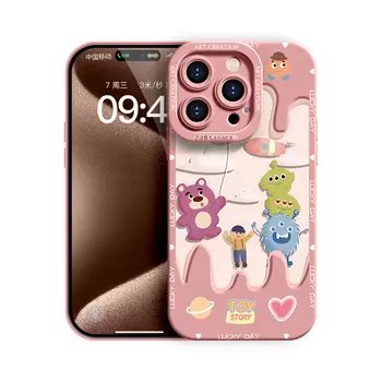 Чехол для телефона Lingtao Leading Taobao, Apple pink bear straight-edged angel eyes