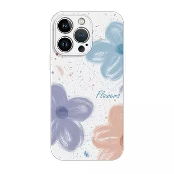 Чехол для телефона Lingtao Leading Taobao, Graphite Black ND3320 Oil Painting Texture Flower