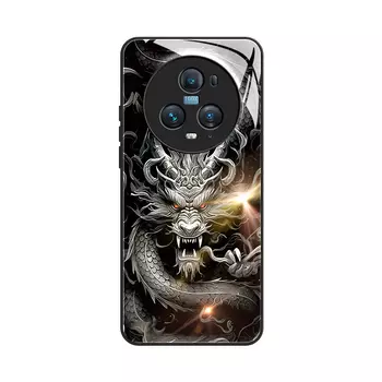 Чехол для телефона Lingtao Leading Taobao, ND3362 Bully Dragon Head Graphite Black Liquid Glass