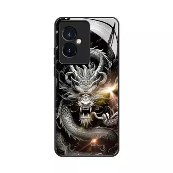 Чехол для телефона Lingtao Leading Taobao, ND3362 Bully Dragon Head Yuanfeng Blue Liquid Glass