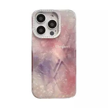 Чехол для телефона Мексика Mesile, Pink purple smudged with shell patterns