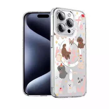 Чехол для телефона Нкино Nkino, Magnetic case - transparent 0-188 full screen cartoon dog