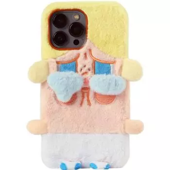 Чехол для телефона POP MART CRYBABY, CRYBABY PLUSH PHONE CASE