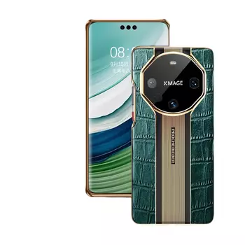 Чехол для телефона Povatine, Cool black leather turns into a crocodile pattern in seconds