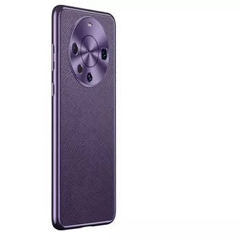 Чехол для телефона Povatine, Radiant orange|Boya leather series cross-pattern