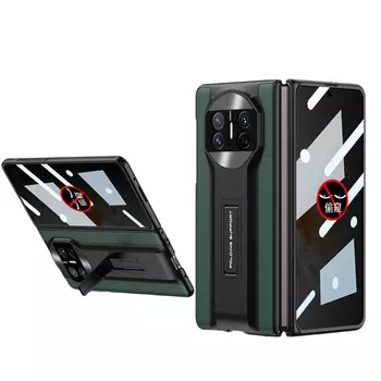 Чехол для телефона Povatine, Temperament silver anti-peeping plain leather supercar shell