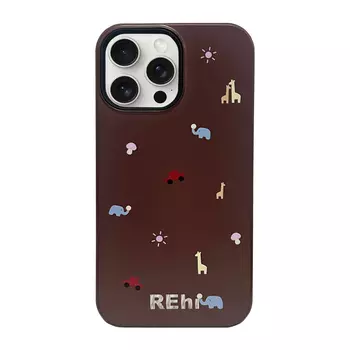 Чехол для телефона Rehi, Brown (non-magnetic case)