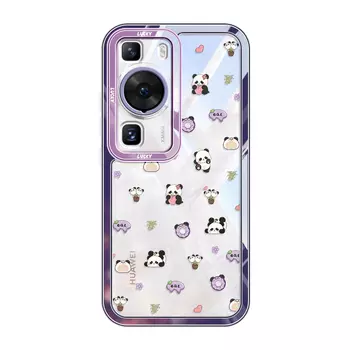 Чехол для телефона RVIXE Avix Rvixe, Grass Purple - Panda CakeCartoon Cute - Lens Protection