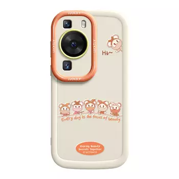 Чехол для телефона RVIXE Avix Rvixe, Sand Pink-Interstellar Bear Genuine Collaboration Simple design