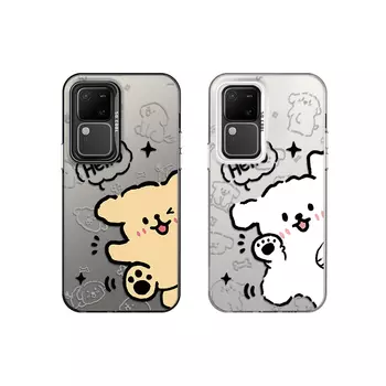 Чехол для телефона с камнями Stones, Color silver black - DWSTSCY200