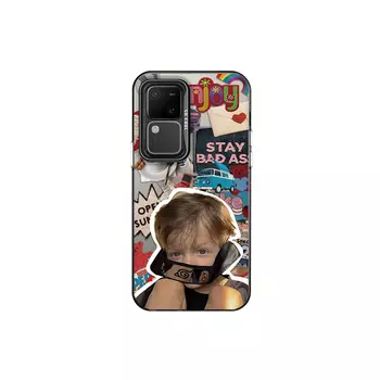 Чехол для телефона с камнями Stones, Color silver black - DWSTSCY052