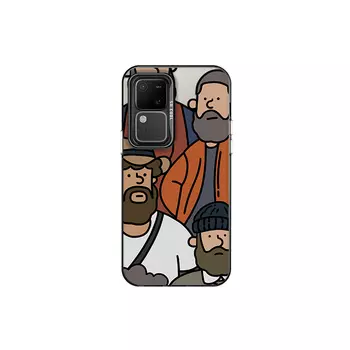 Чехол для телефона с камнями Stones, Color silver black - DWSTSCY157