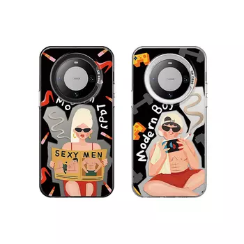 Чехол для телефона с камнями Stones, Color silver black - DWSTSCY232