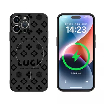 Чехол для телефона с камнями Stones, Magnetic texture black - DWSTSMF001