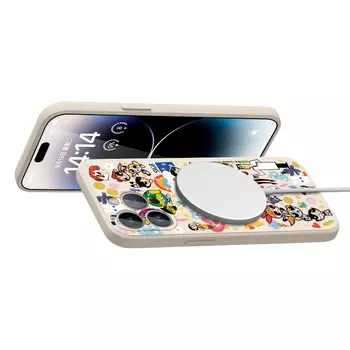 Чехол для телефона с камнями Stones, Magnetic antique white-DWSTSMF308